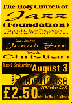 A 
flyer for a gig: The Holy Church of Jazz (Foundation) : 